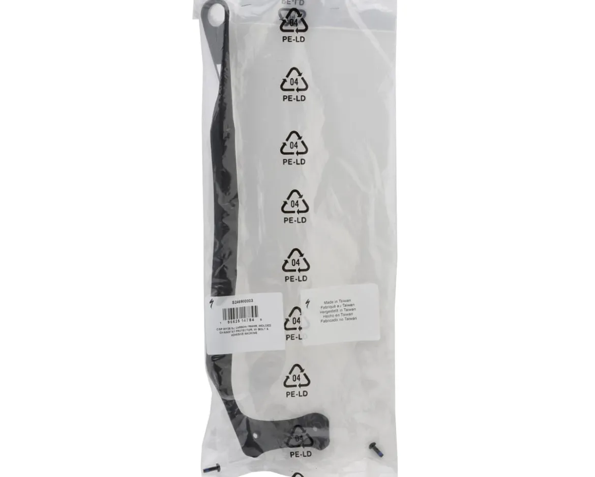 Specialized Stumpjumper 15 Molded Chainstay Protector (Black) (w/ Bolt and Adhesive Backing)