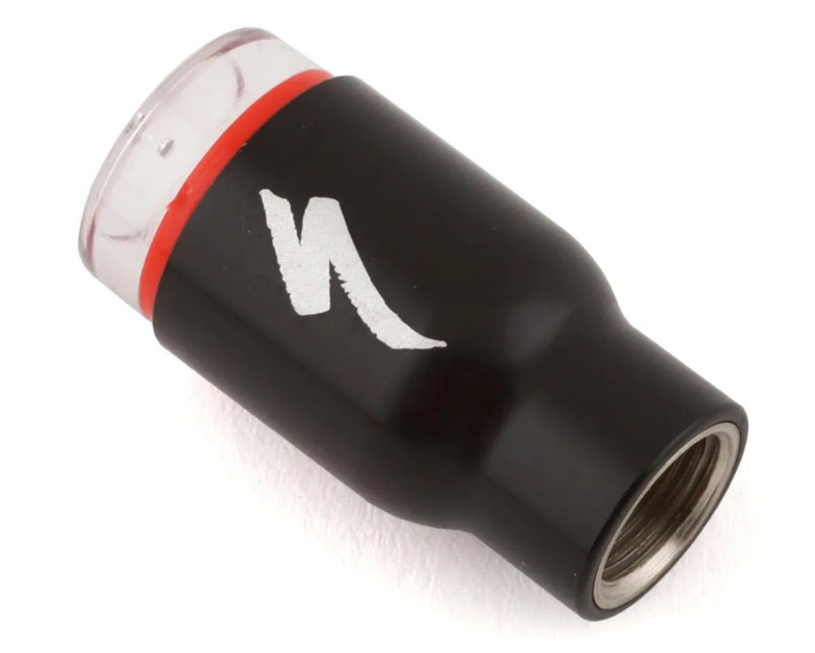 Specialized Tire Inflation Pressure Indicator Valve Cap (Black) (Single) (For the Roll)