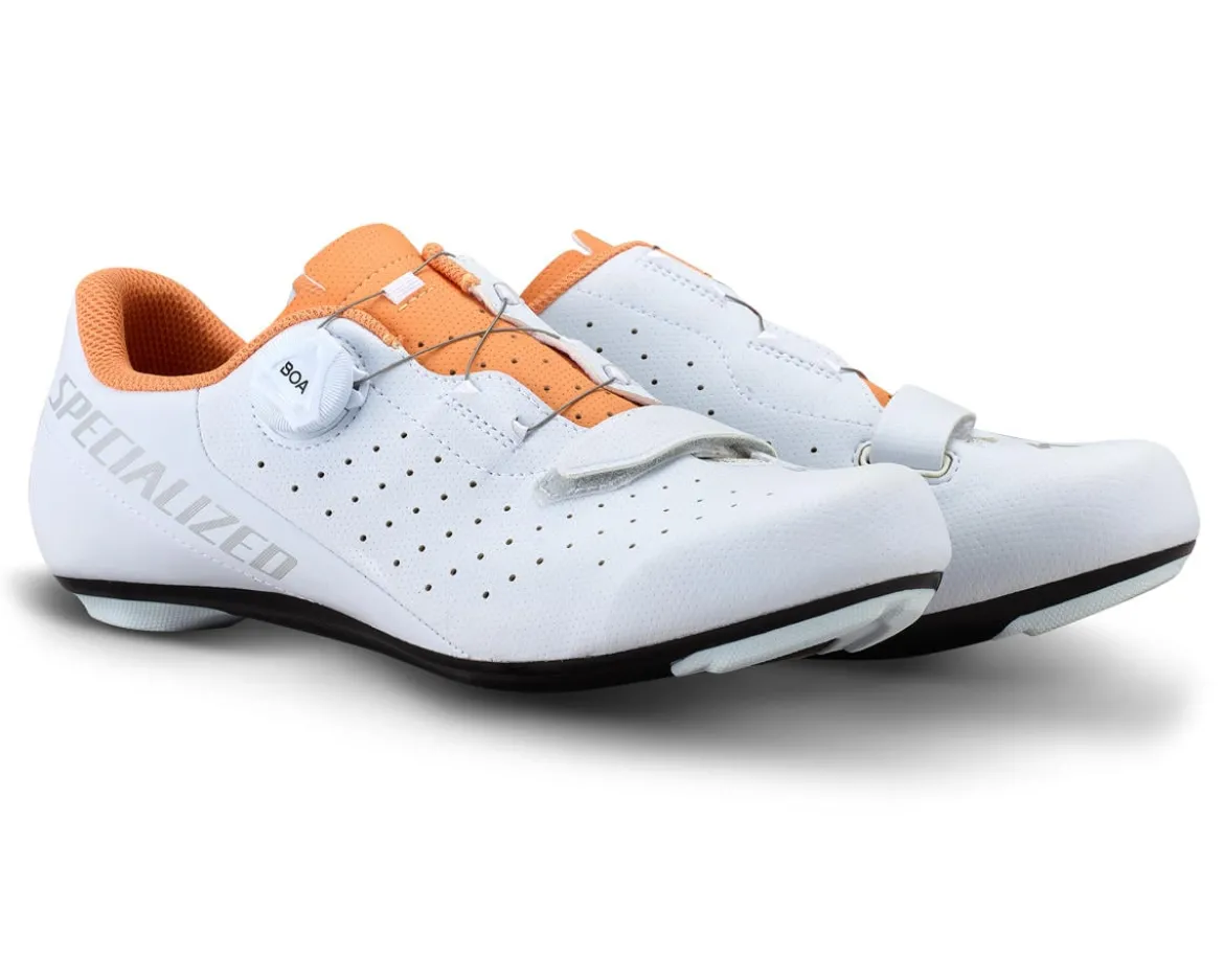 Specialized Torch 1.0 Road Shoes (White/Cantaloupe) (37)