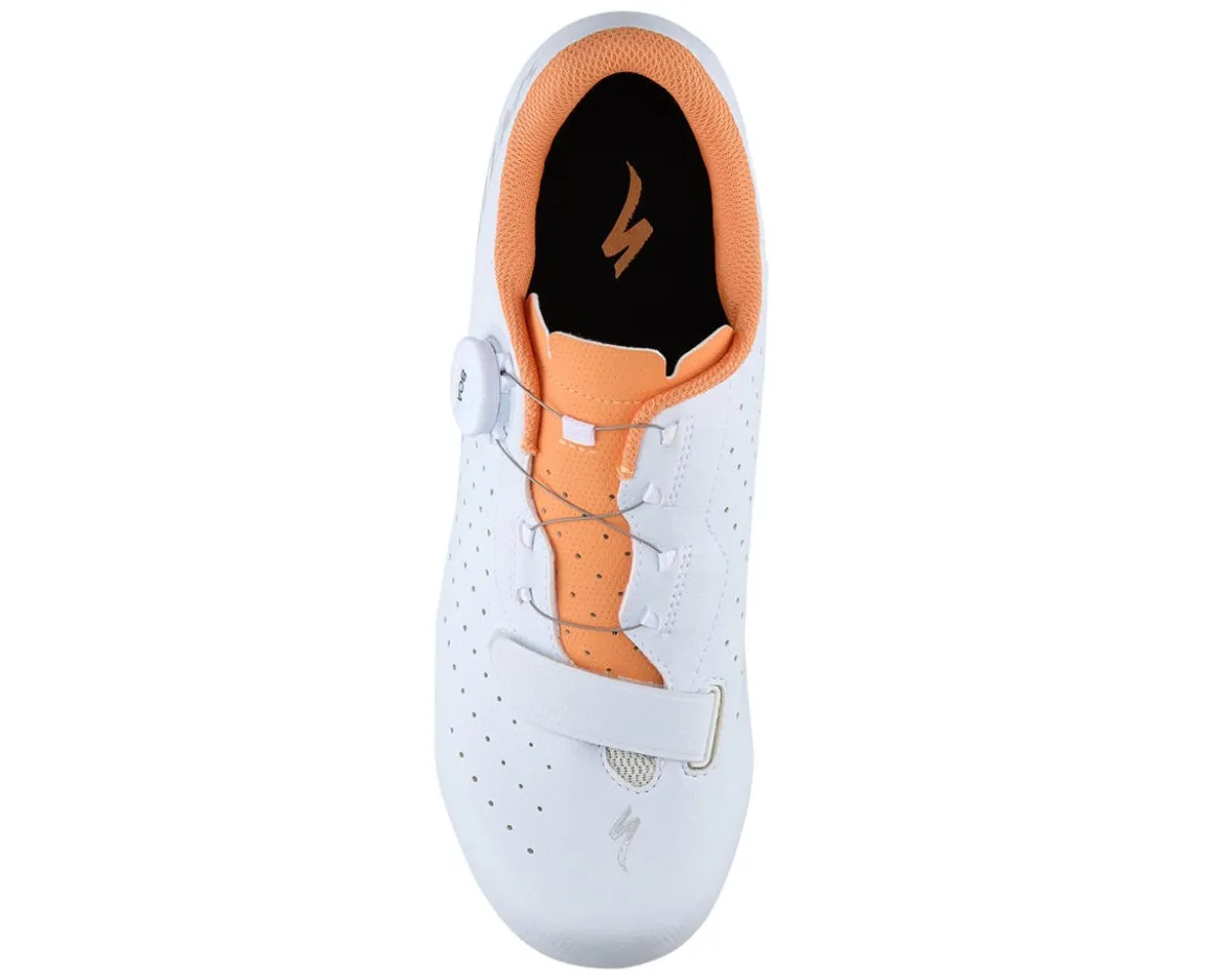 Specialized Torch 1.0 Road Shoes (White/Cantaloupe) (37)