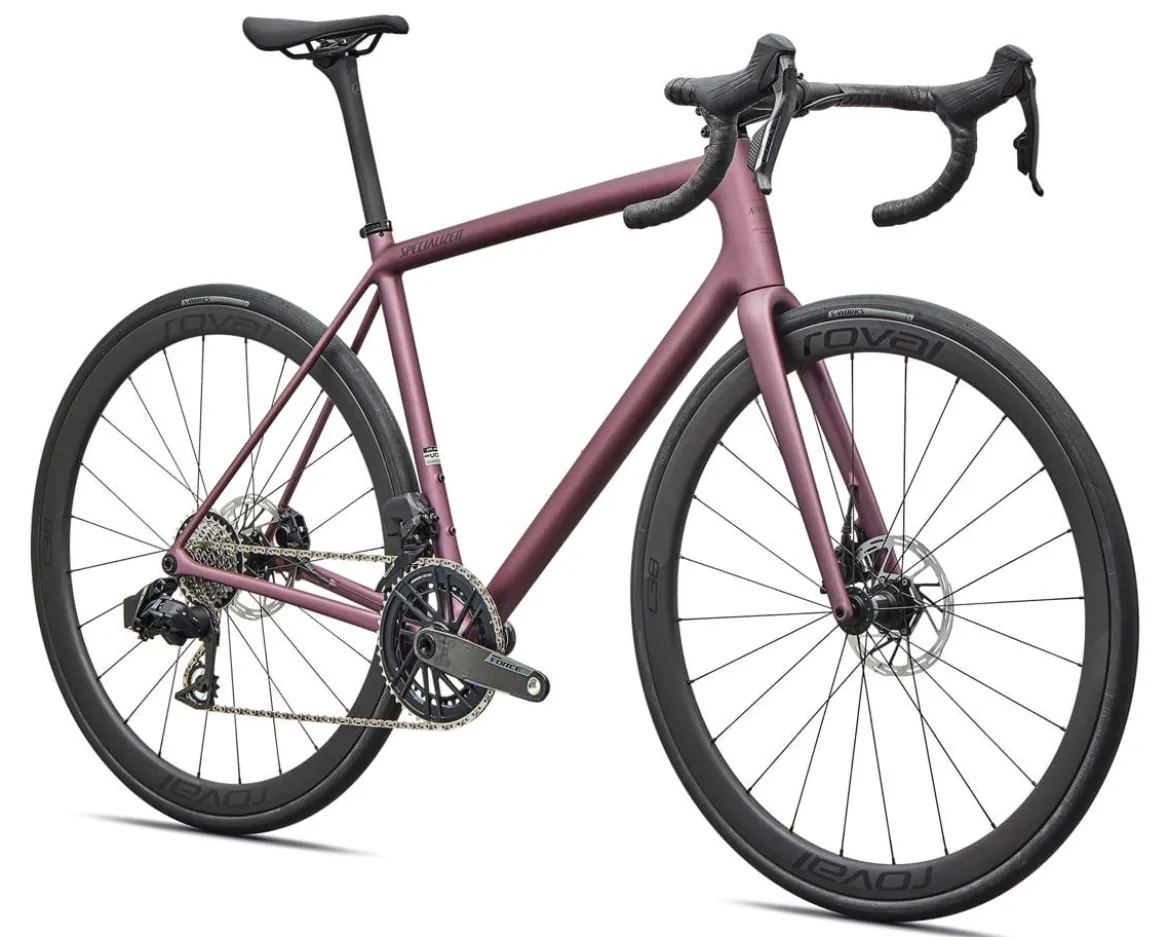 Specialized Aethos 2 Expert (SRAM AXS) (58cm) (Satin Quartz Metallic/Nebula Metallic)