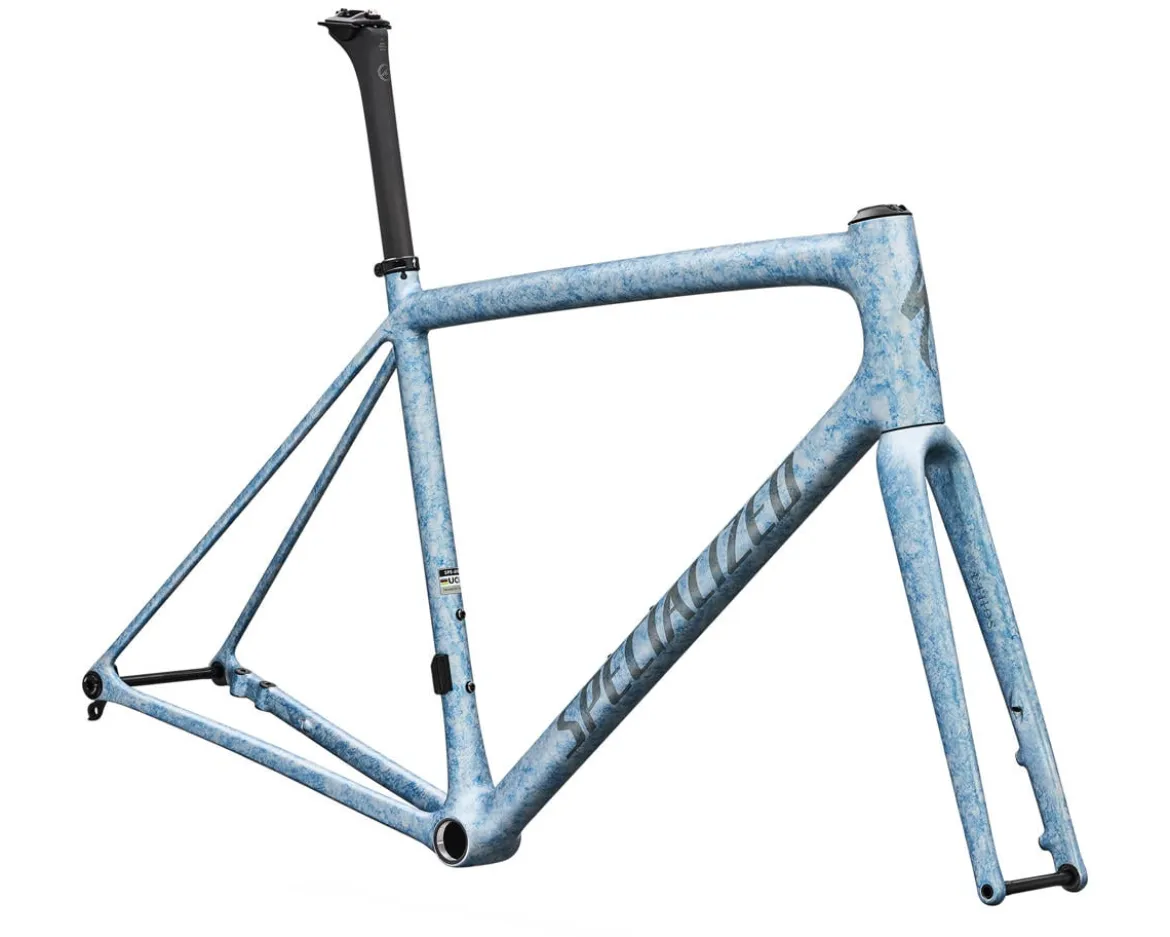 Specialized Aethos 2 Frameset (Silver Dust/Glacial Metallic Blurred Impasto) (49cm)