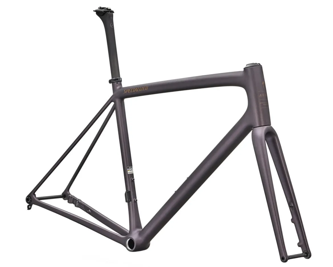 Specialized Aethos 2 Frameset (Nebula Metallic/Burnt Gold Metallic) (49cm)