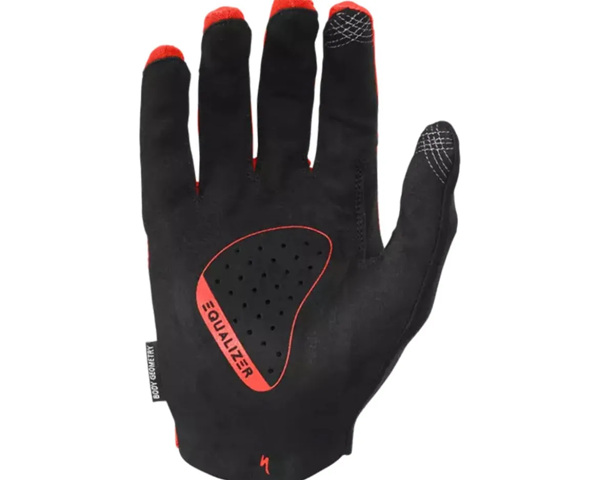 Specialized Body Geometry Grail Long Finger Gloves (Red) (S)
