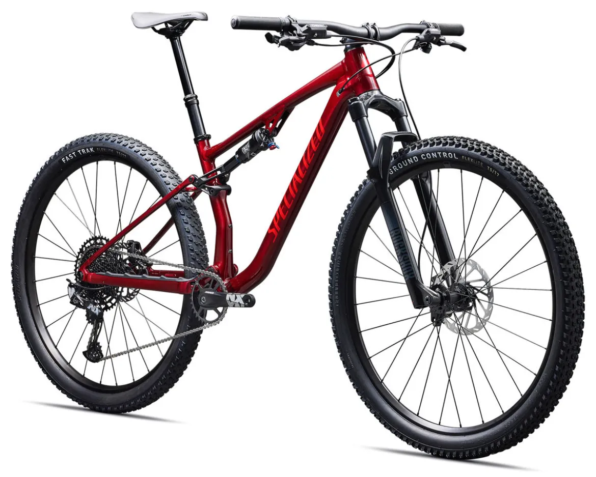 Specialized Chisel Full Suspension Mountain Bike (Gloss Red Sky/Vivid Red) (XL)
