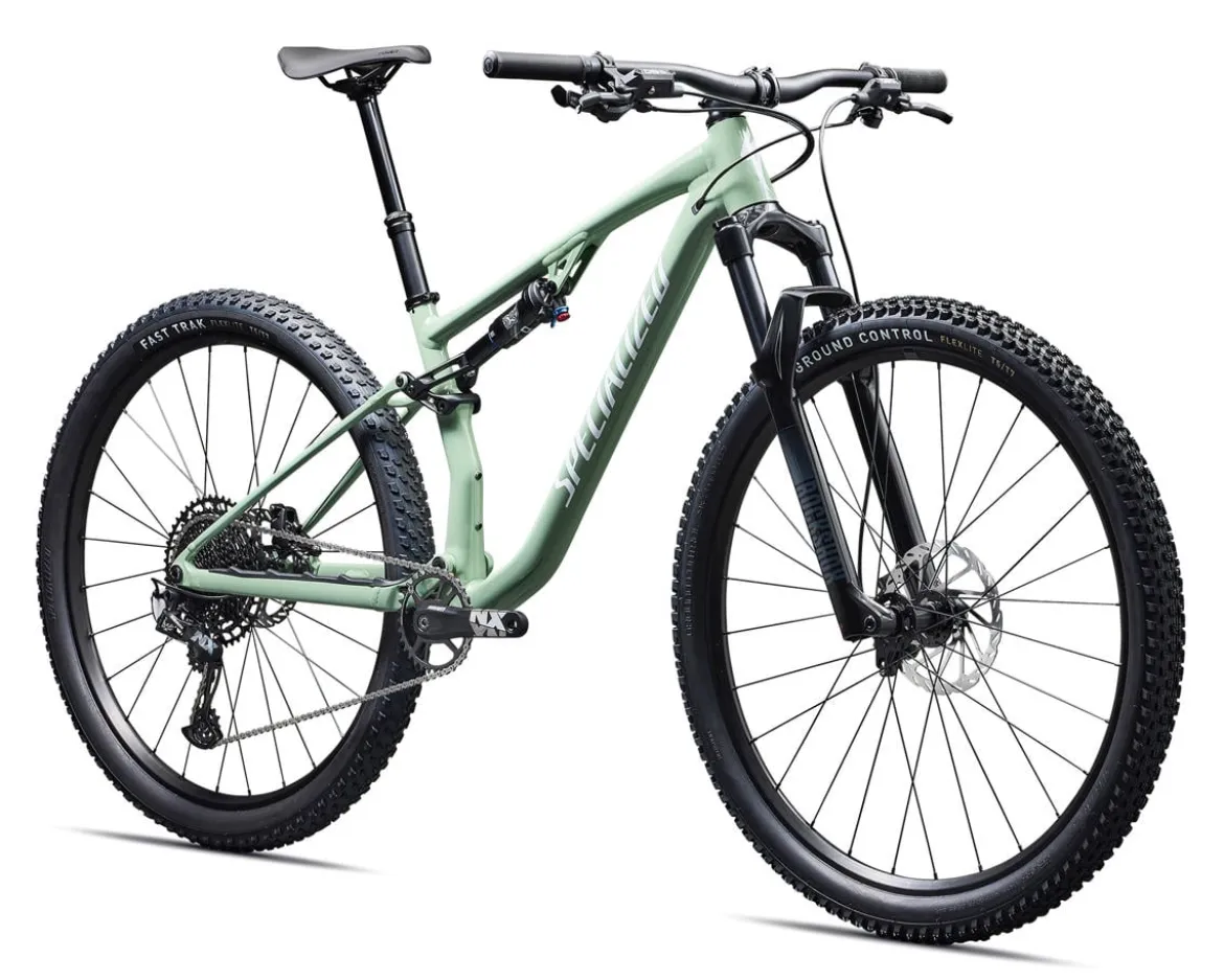 Specialized Chisel Full Suspension Mountain Bike (Gloss Pistachio/White) (L)