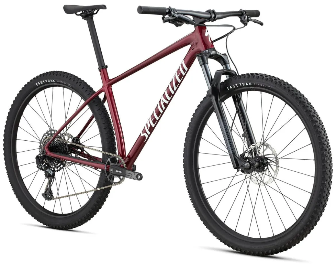Specialized Chisel Hardtail Mountain Bike (Gloss Maroon/White) (S)