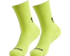 Specialized Cotton Tall Socks (Hyper Green) (S)