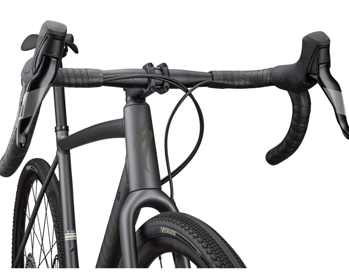 Specialized Crux DSW Comp Gravel Bike (Satin Smoke/Oak Green) (Alloy) (61cm)