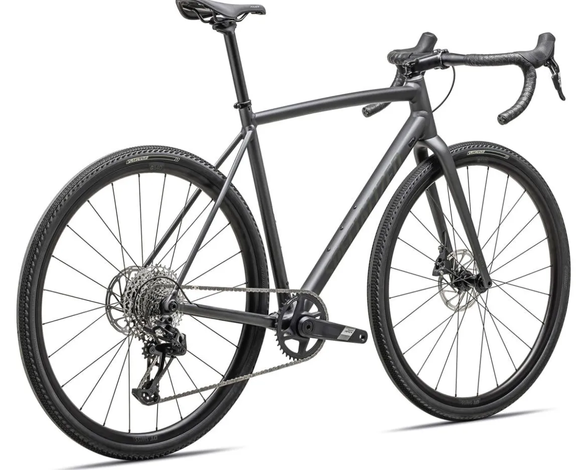 Specialized Crux DSW Comp Gravel Bike (Satin Smoke/Oak Green) (Alloy) (61cm)