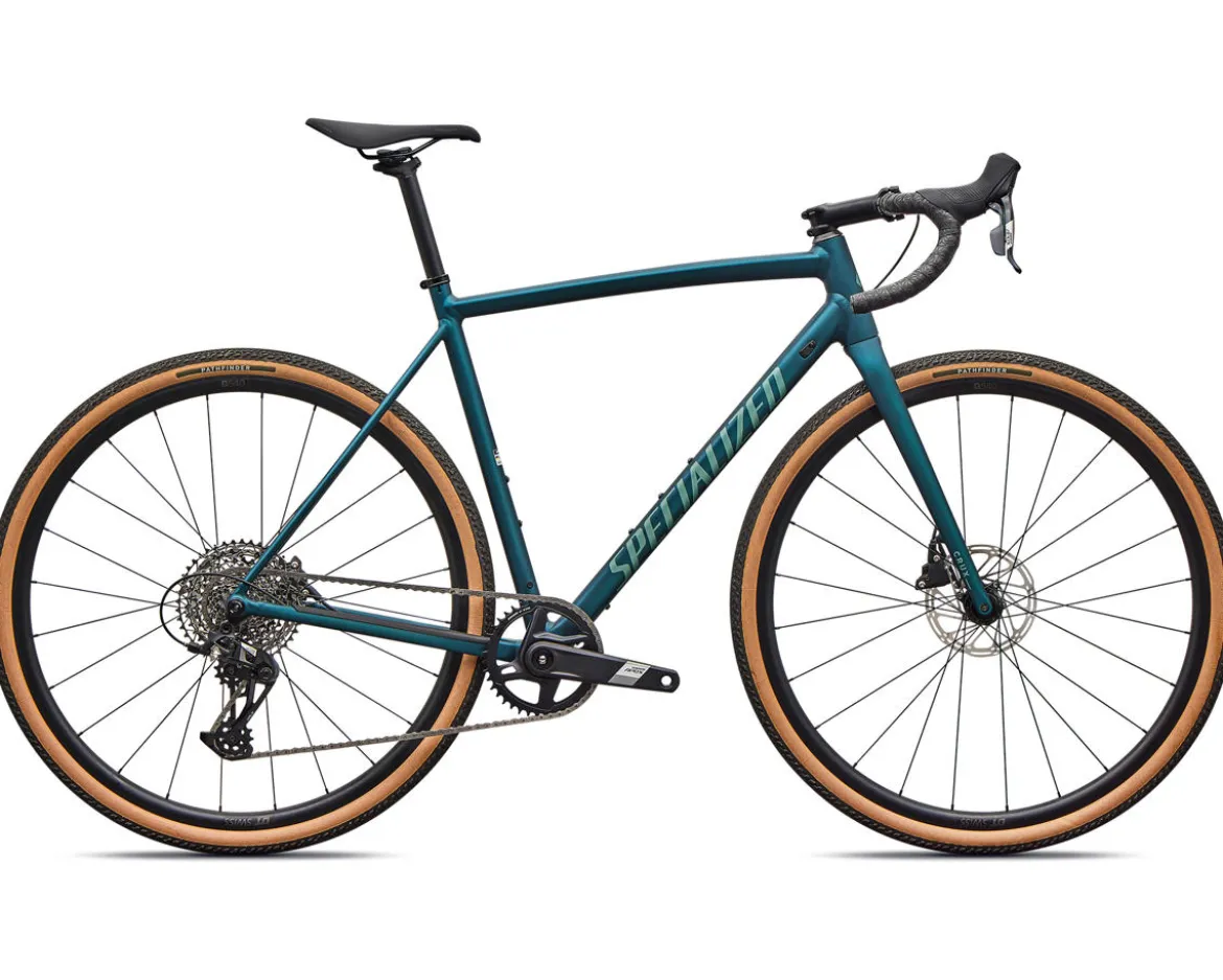 Specialized Crux DSW Comp Gravel Bike (Emerald Metallic/fjord Metallic) (Alloy) (56cm)