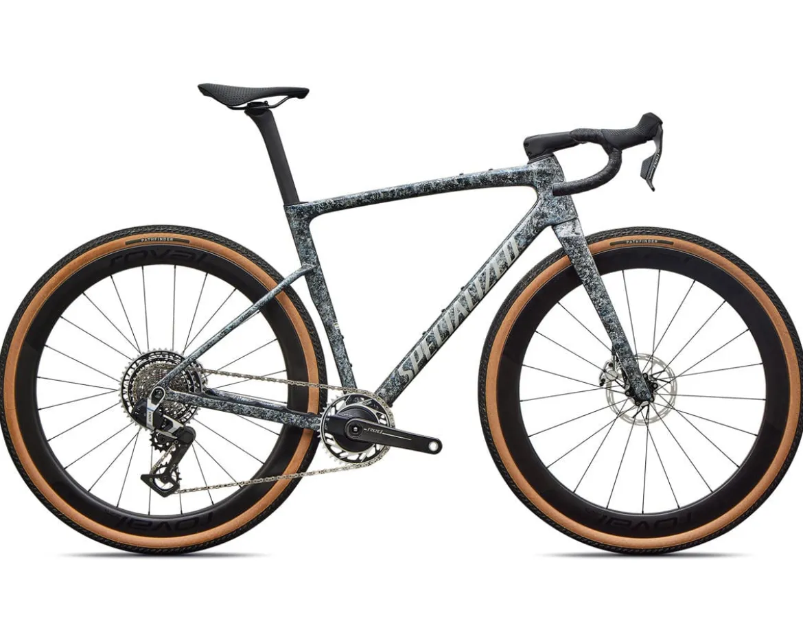 Specialized Crux 5 S-Level Gravel Bike (Deep Marine/Dolomite Metallic) (54cm)