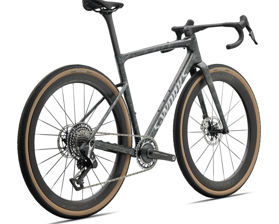 Specialized Crux 5 S-Works Gravel Bike (Fjord Gold Impasto/Gloss Silver) (49cm)