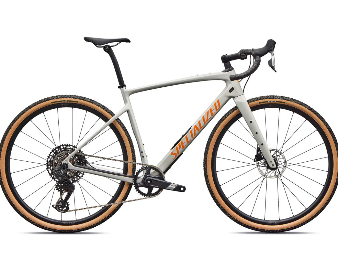 Specialized Diverge 4 Comp Carbon (Dolomite Metallic/Orange Zest) (54cm) (SRAM AXS)