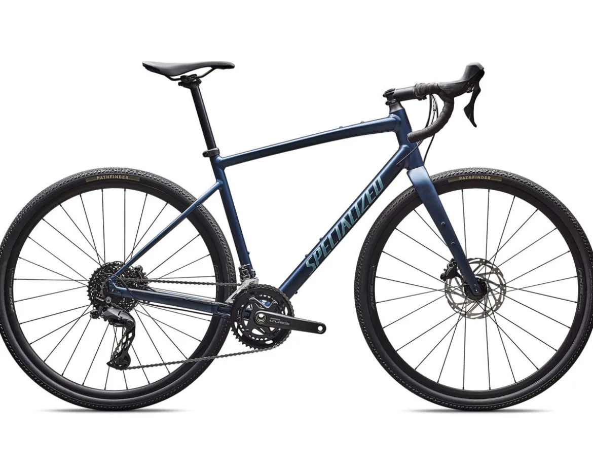Specialized Diverge E5 Gravel Bike (Satin Cast Blue Metallic/Sea Foam) (49cm) (Shimano CUES)