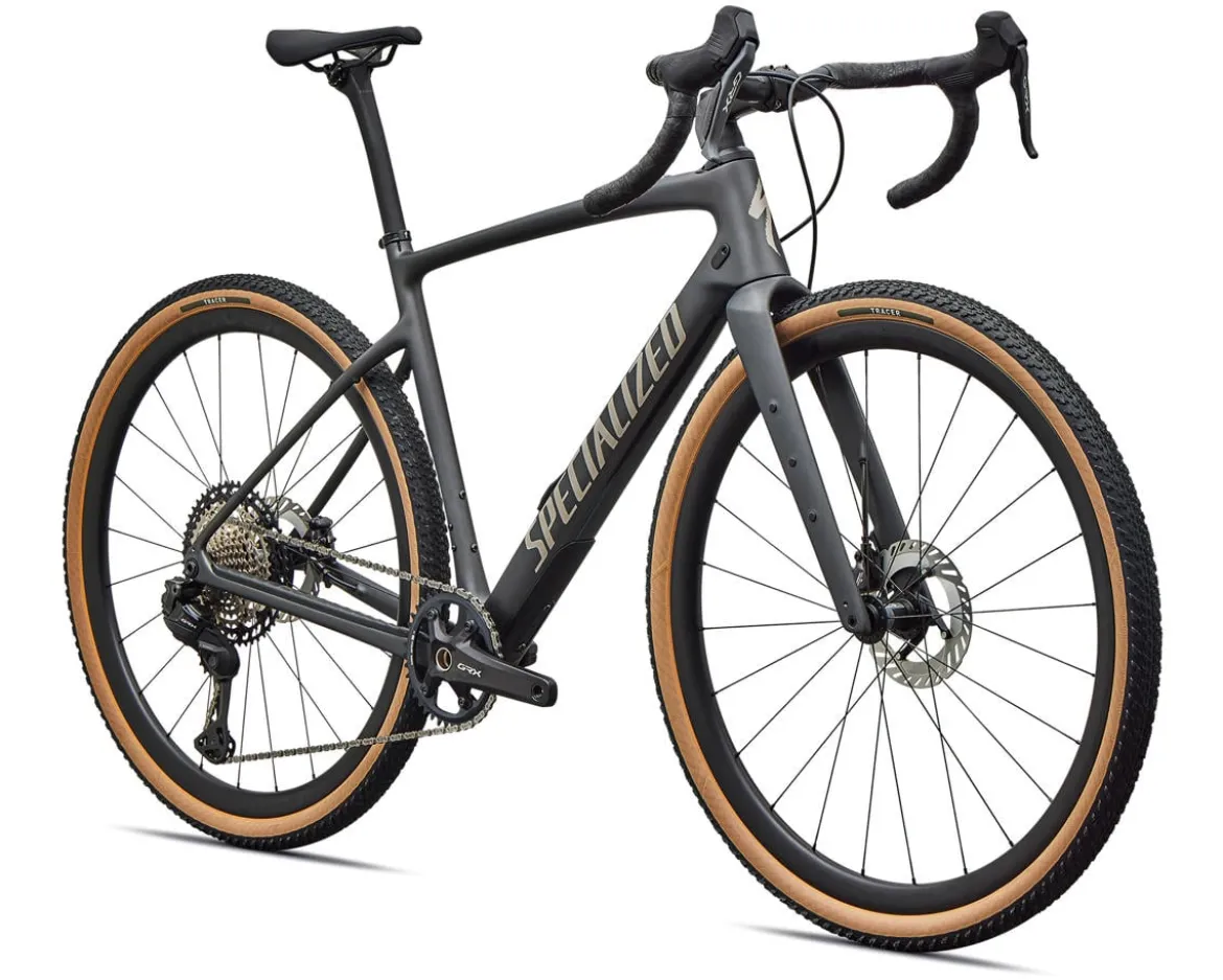 Specialized Diverge Expert Gravel Bike (Smoke/Sandstone Metallic) (54cm) (Shimano GRX Di2)