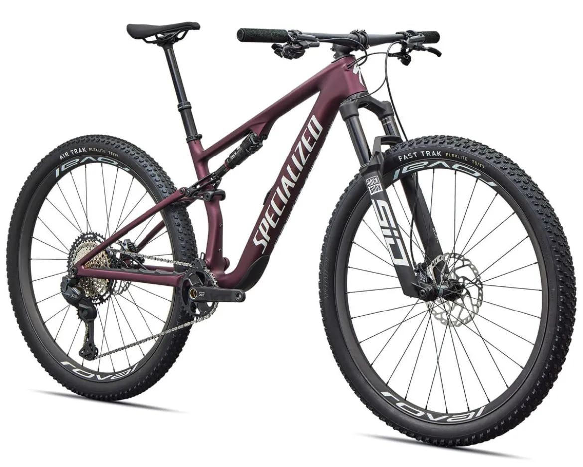 Specialized Epic 8 Expert (Satin Bordeaux Metallic/White) (XS) (Shimano XT Di2)