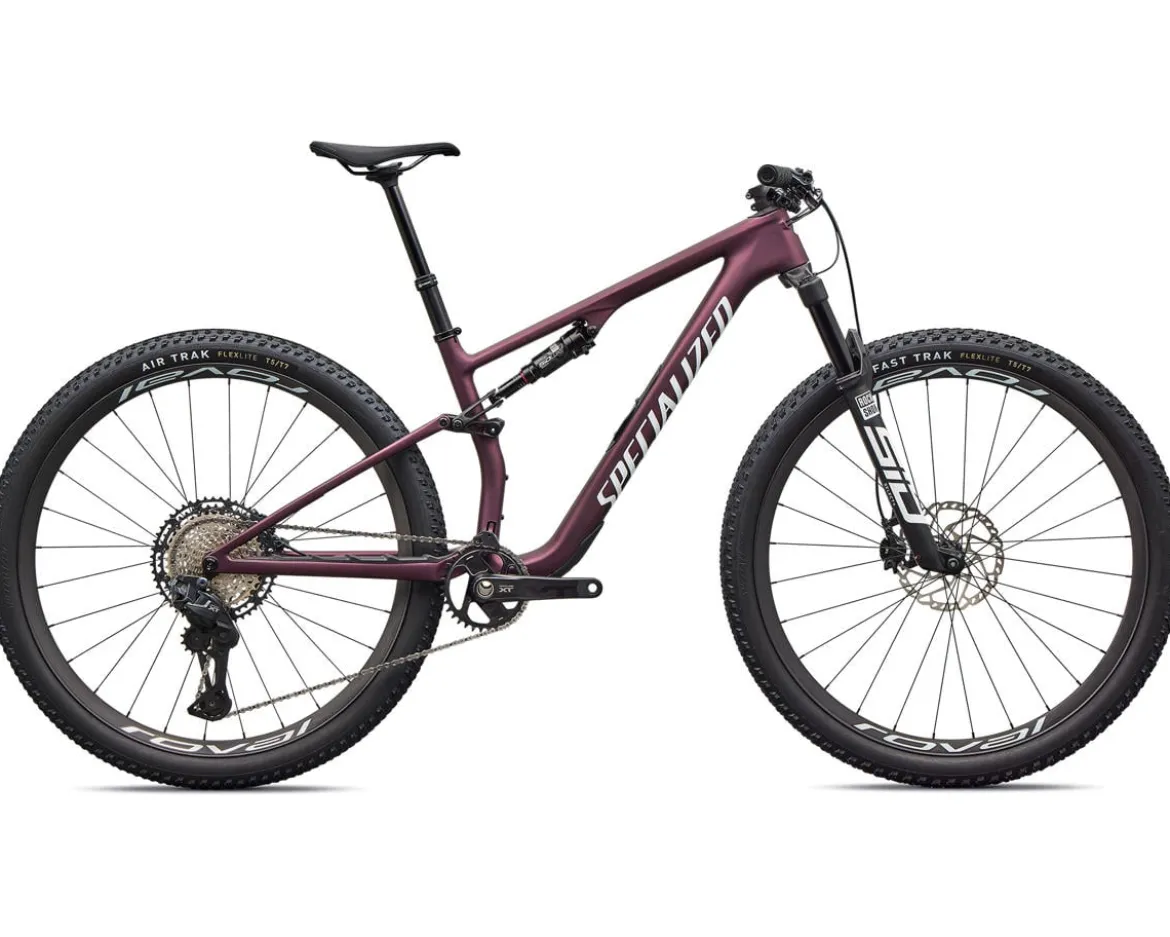 Specialized Epic 8 Expert (Satin Bordeaux Metallic/White) (XS) (Shimano XT Di2)