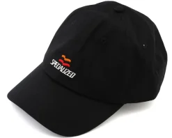 Specialized Flag Graphic 6 Panel Dad Hat (Black) (Universal Adult)