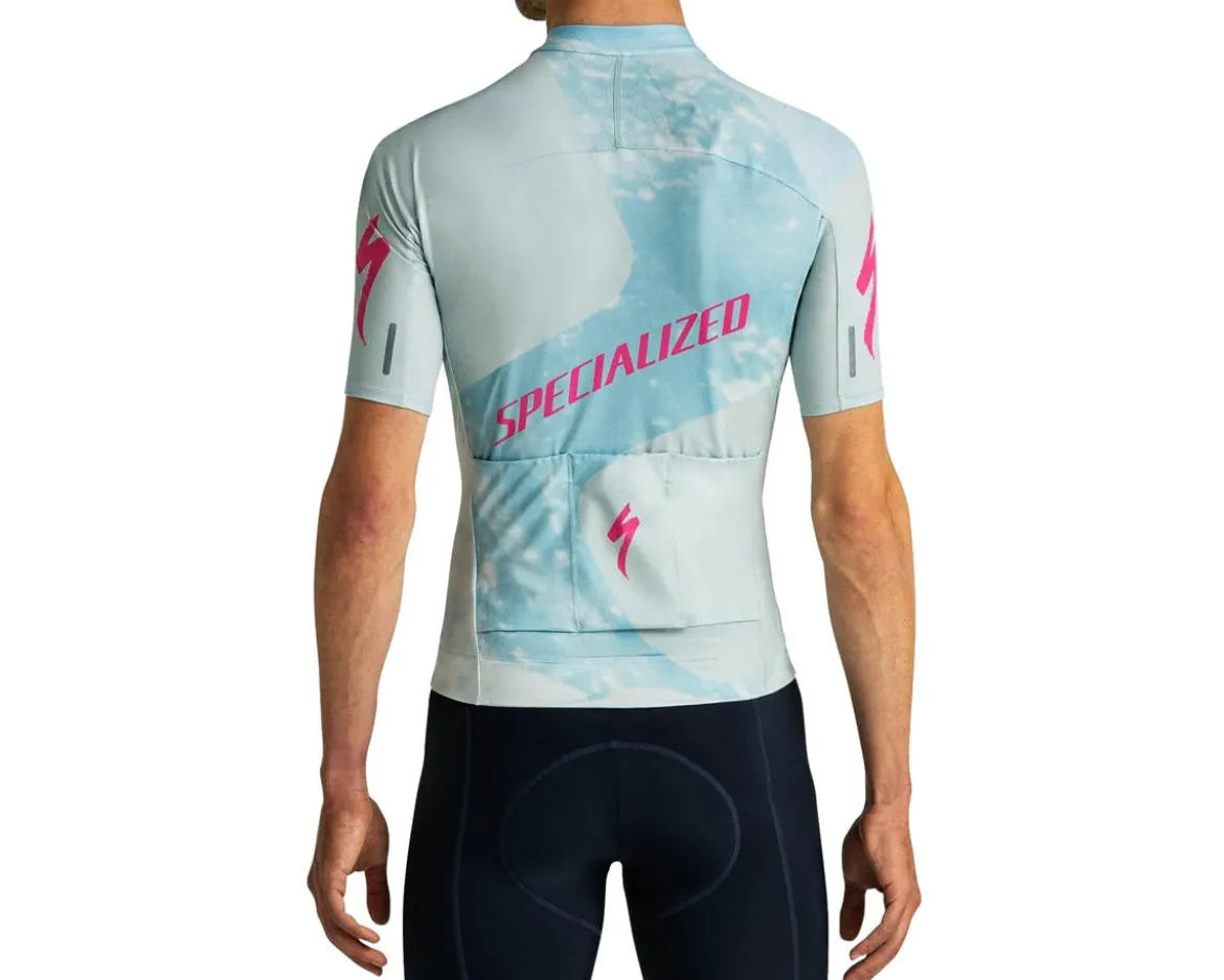 Specialized Foundation Graphic Short Sleeve Jersey (Sea Foam/Rebel Pink) (S)