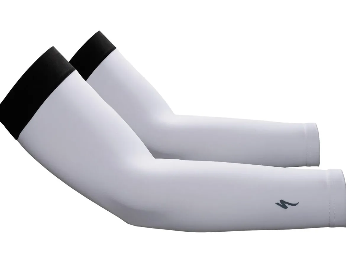 Specialized Logo Arm Covers (White) (M)