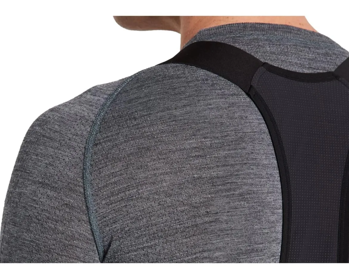 Specialized Men's Merino Seamless Long Sleeve Base Layer (Grey) (S/M)