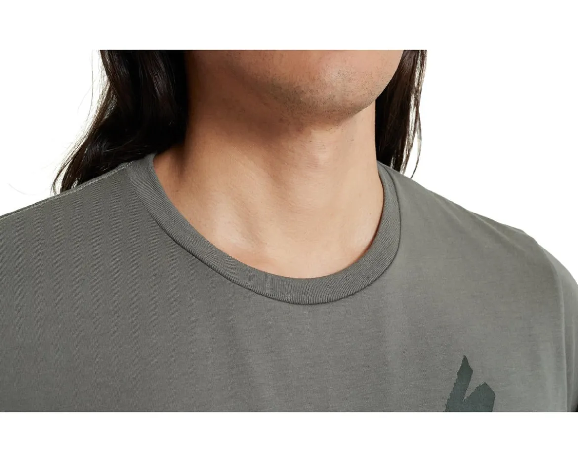 Specialized Men's S-Logo Short Sleeve Tee (Oak Green) (M)
