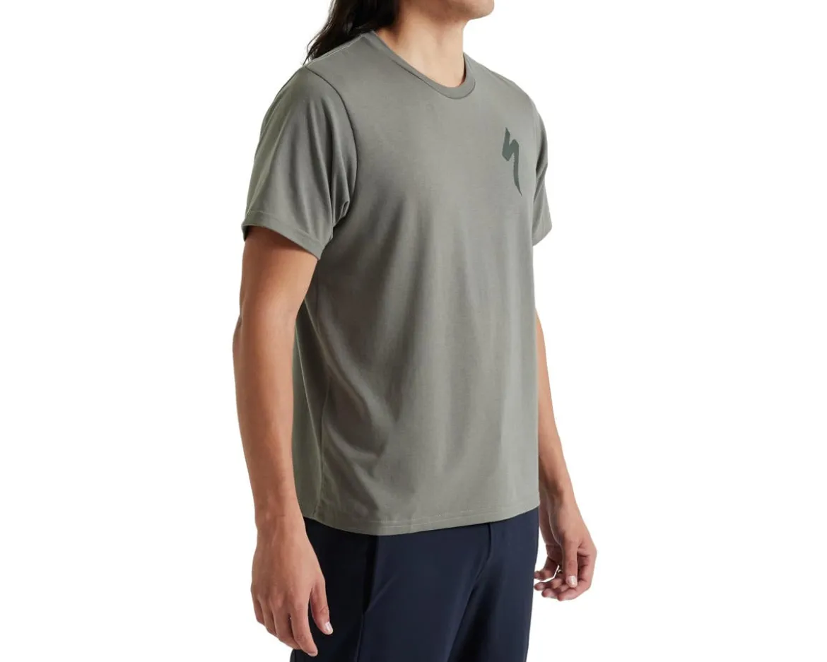 Specialized Men's S-Logo Short Sleeve Tee (Oak Green) (M)
