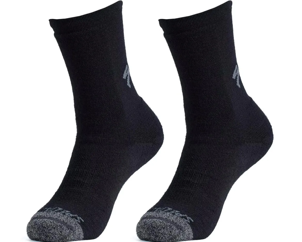 Specialized Merino Deep Winter Tall Socks (Black) (S)