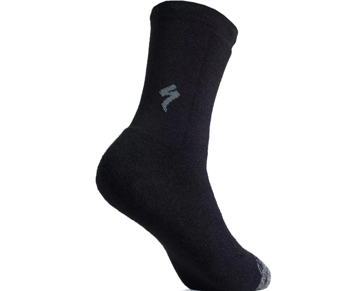 Specialized Merino Deep Winter Tall Socks (Black) (S)