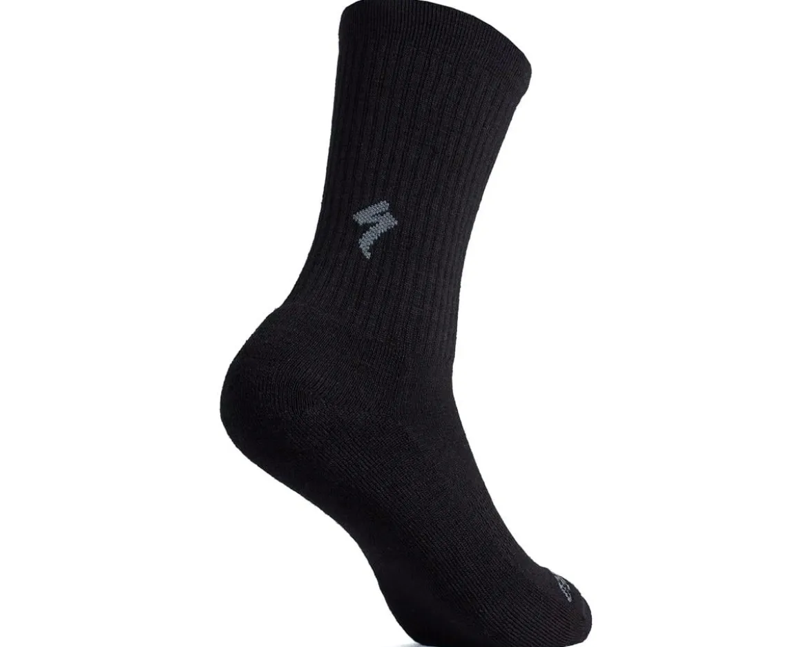 Specialized Merino Midweight Tall Socks (Black) (S)