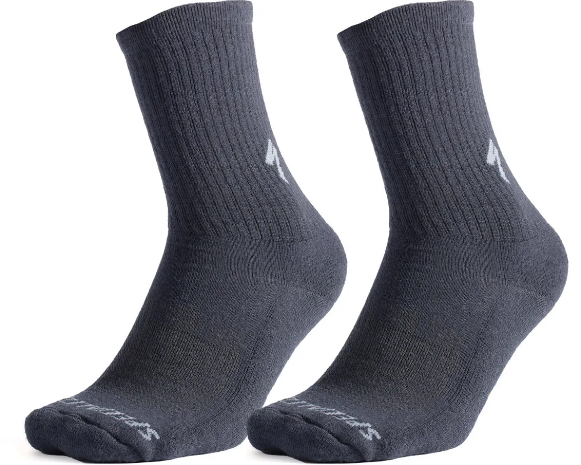 Specialized Merino Midweight Tall Socks (Cast Blue) (M)