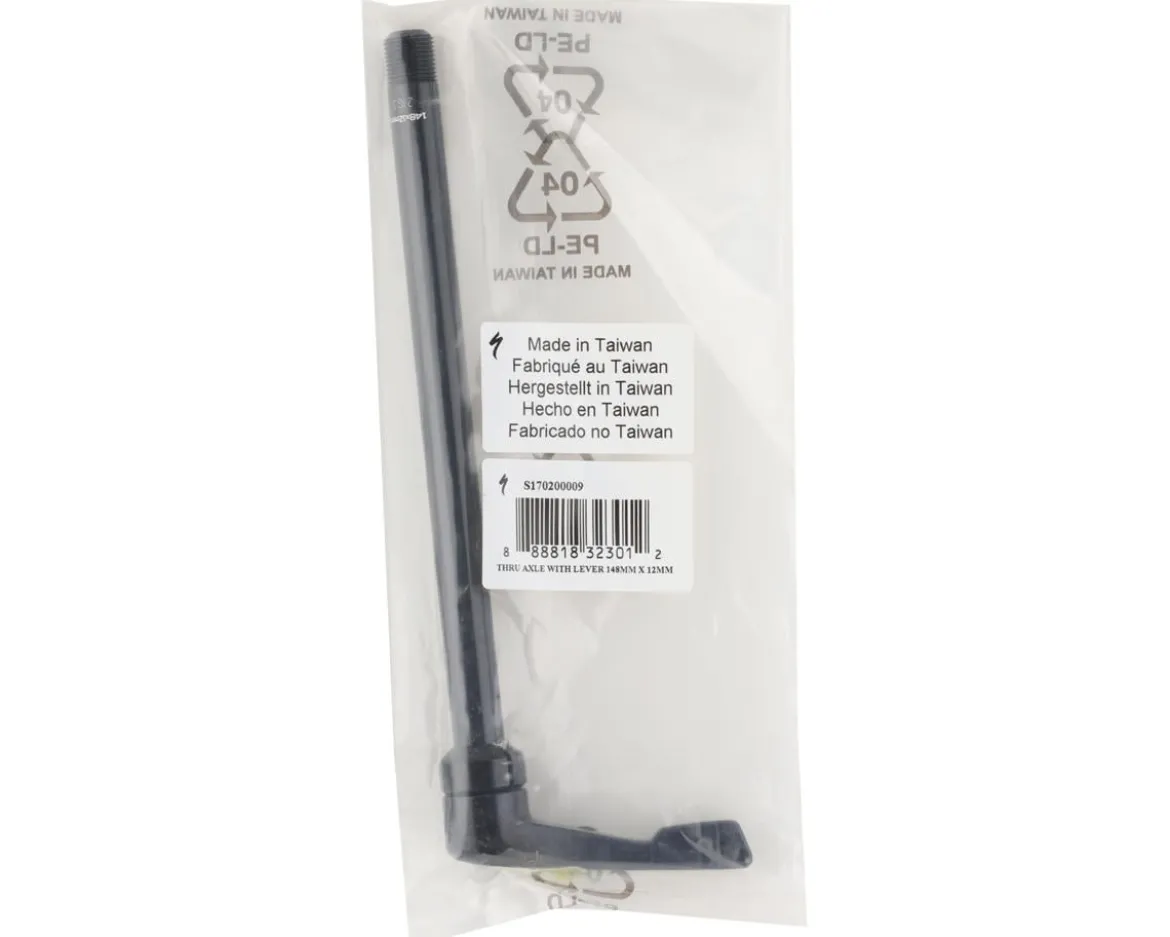 Specialized Rear Boost Thru Axle w/ Lever (Black) (12 x 148mm (Boost)) (Stumpjumper/Rhyme/Fuse/Epic/Enduro)