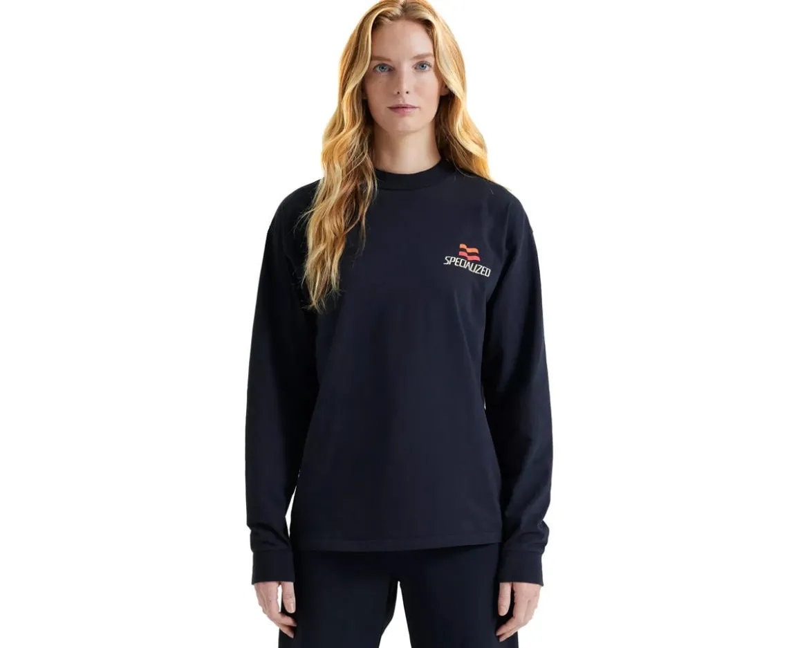 Specialized Relaxed Long Sleeve Tee (Black) (S) (HRTG Graphic)