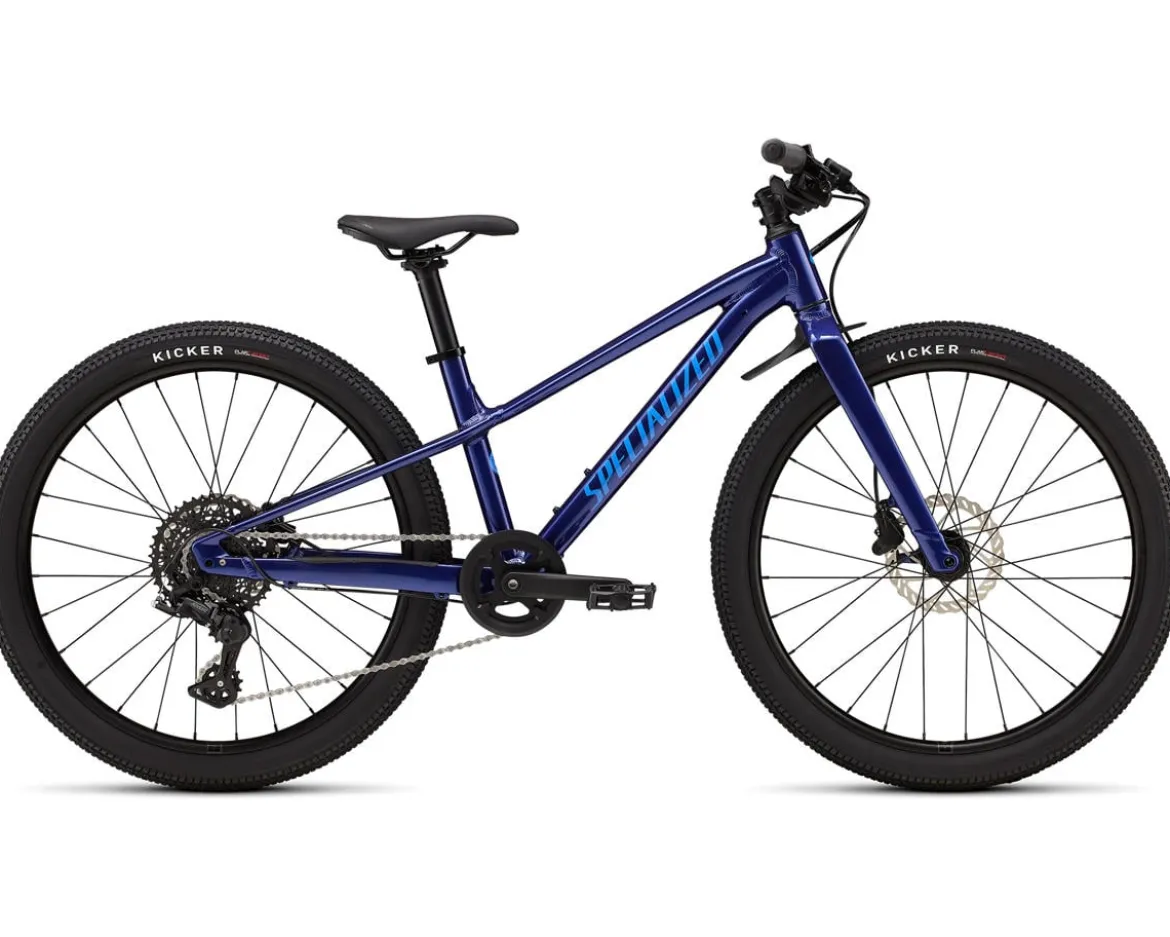 Specialized Riprock 24" Kids Mountain Bike (Majesty Blue Metallic/Sky Blue) (24")