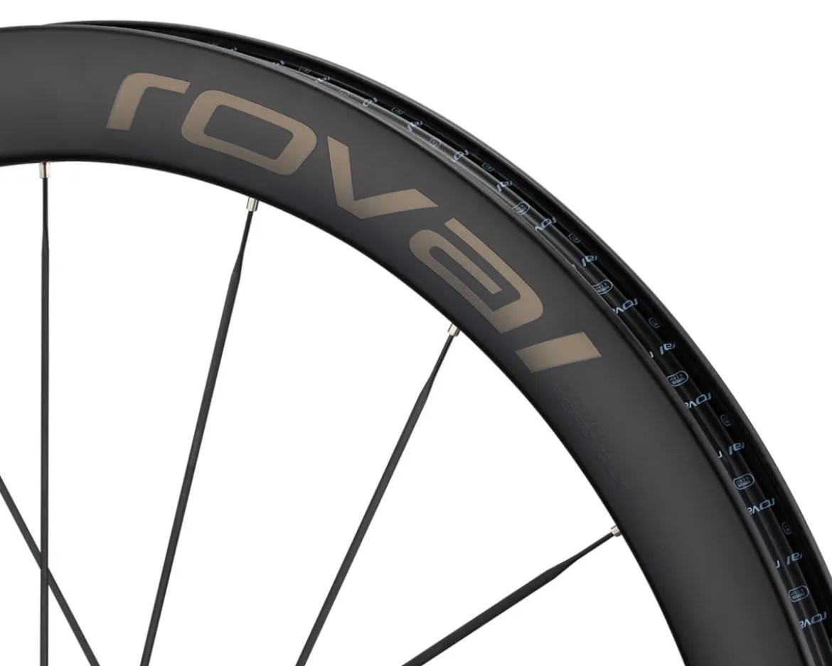 Specialized Roval Terra Aero CLX Gravel Wheel (Satin Carbon/Gloss Black) (Front) (700c) (Centerlock) (Tubeless)