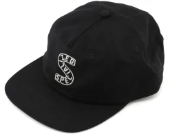 Specialized S-Graphic 5 Panel Pinch Front Hat (Black) (Universal Adult)