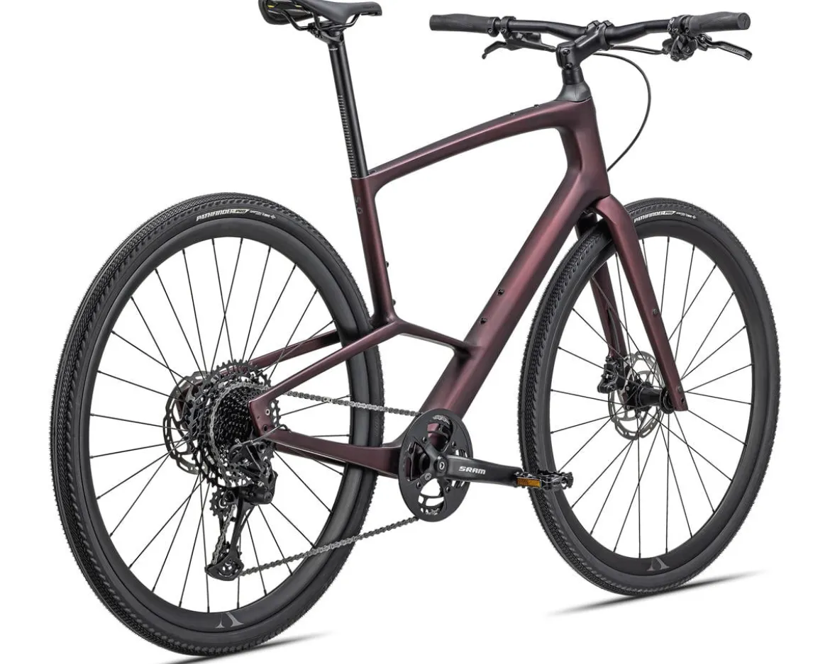 Specialized Sirrus X 5.0 (Red Tint/Carbon/Black Reflective) (L)