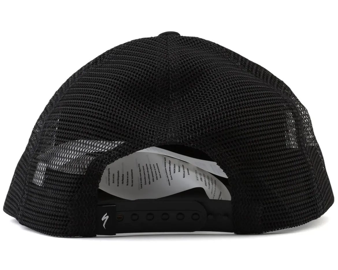 Specialized S-Logo Trucker Hat (Black) (Universal Adult)