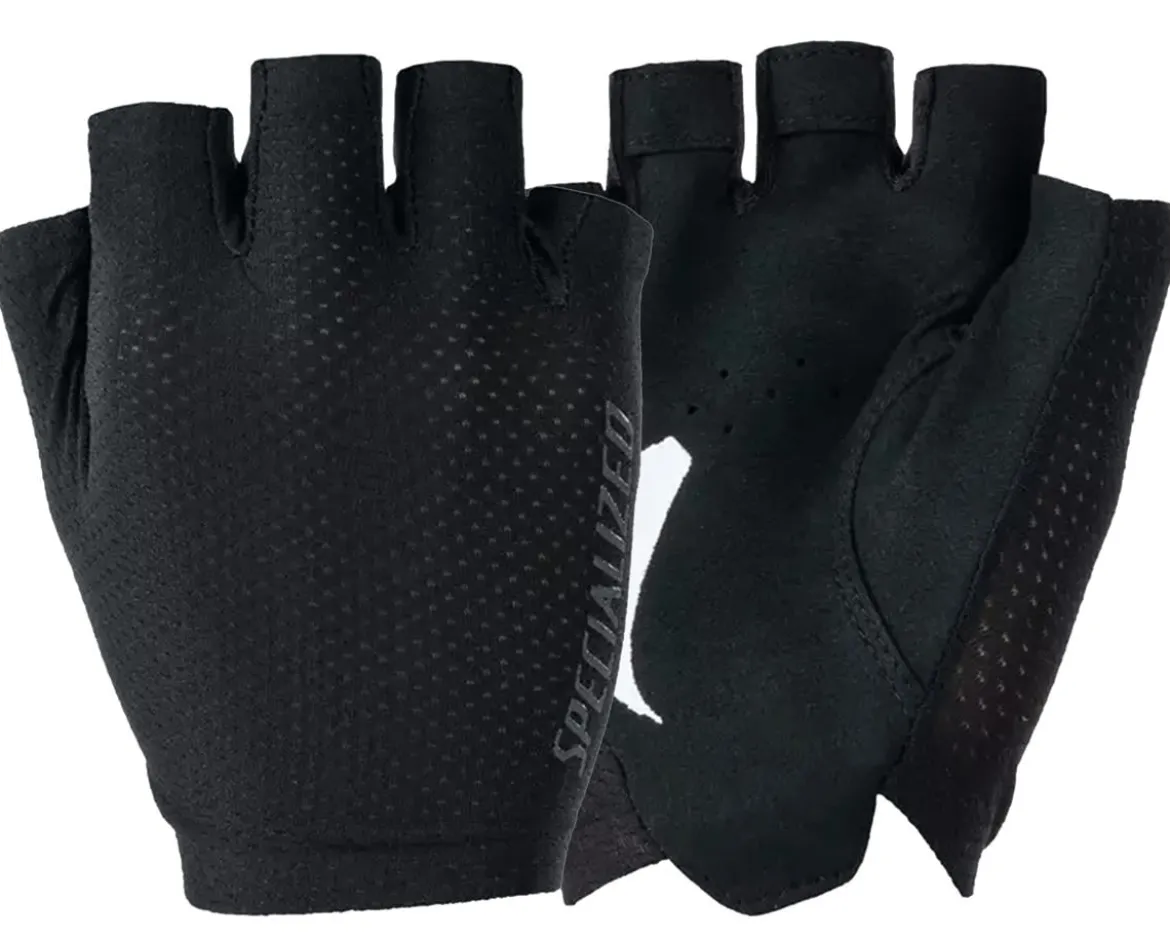 Specialized SL Pro Short Finger Gloves (Black) (S) (w/ Clarino Palm)