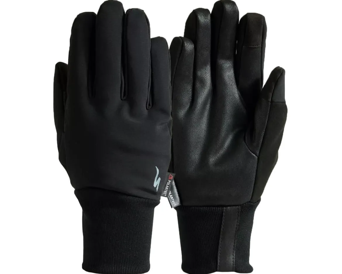 Specialized Softshell Deep Winter Long Finger Gloves (Black) (S)