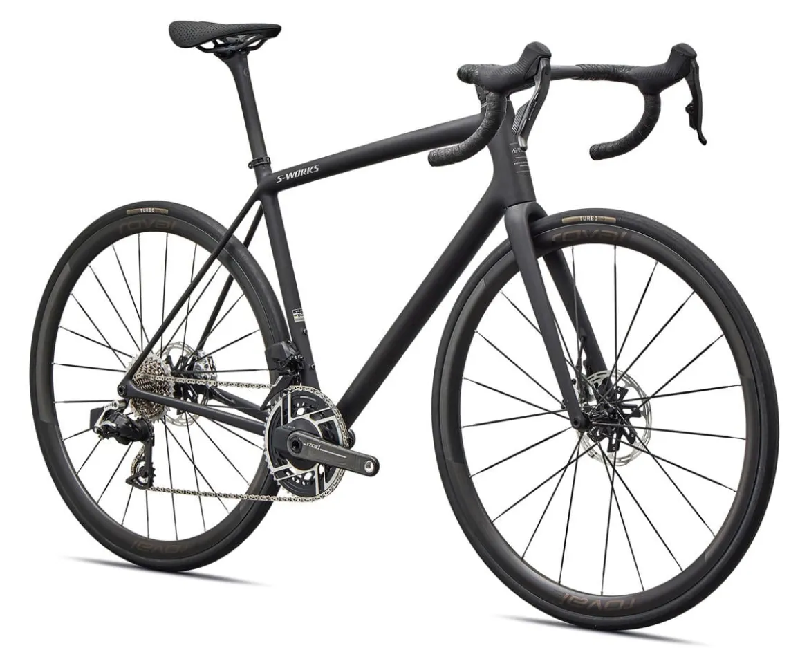 Specialized S-Works Aethos 2 (Carbon/Gloss Dolomite Metallic) (54cm) (SRAM RED AXS)
