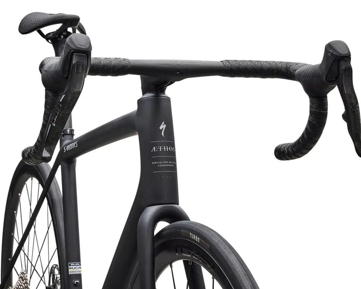 Specialized S-Works Aethos 2 (Carbon/Gloss Dolomite Metallic) (54cm) (SRAM RED AXS)