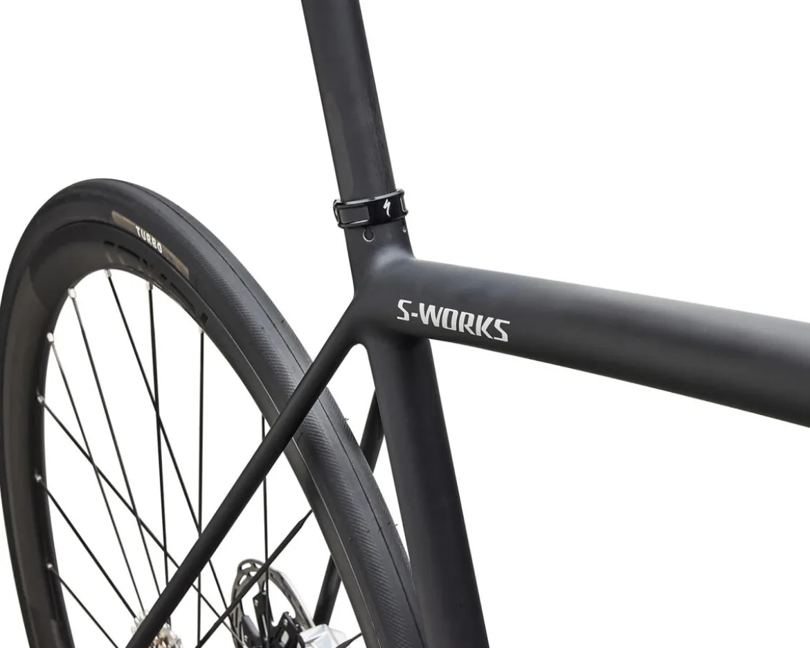 Specialized S-Works Aethos 2 (Carbon/Gloss Dolomite Metallic) (54cm) (SRAM RED AXS)