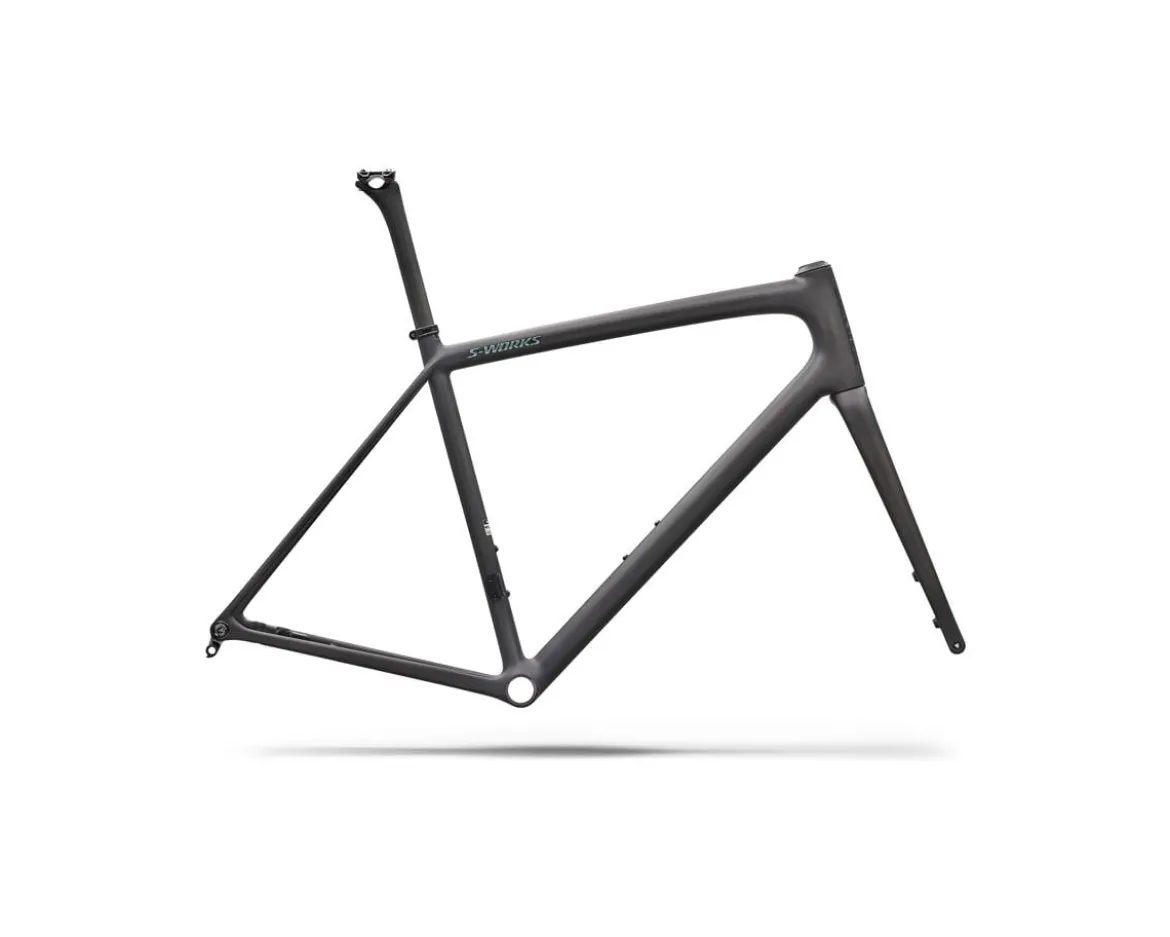 Specialized S-Works Aethos 2 Frameset (Carbon/Fjord Metallic) (54cm) (Ready To Paint)