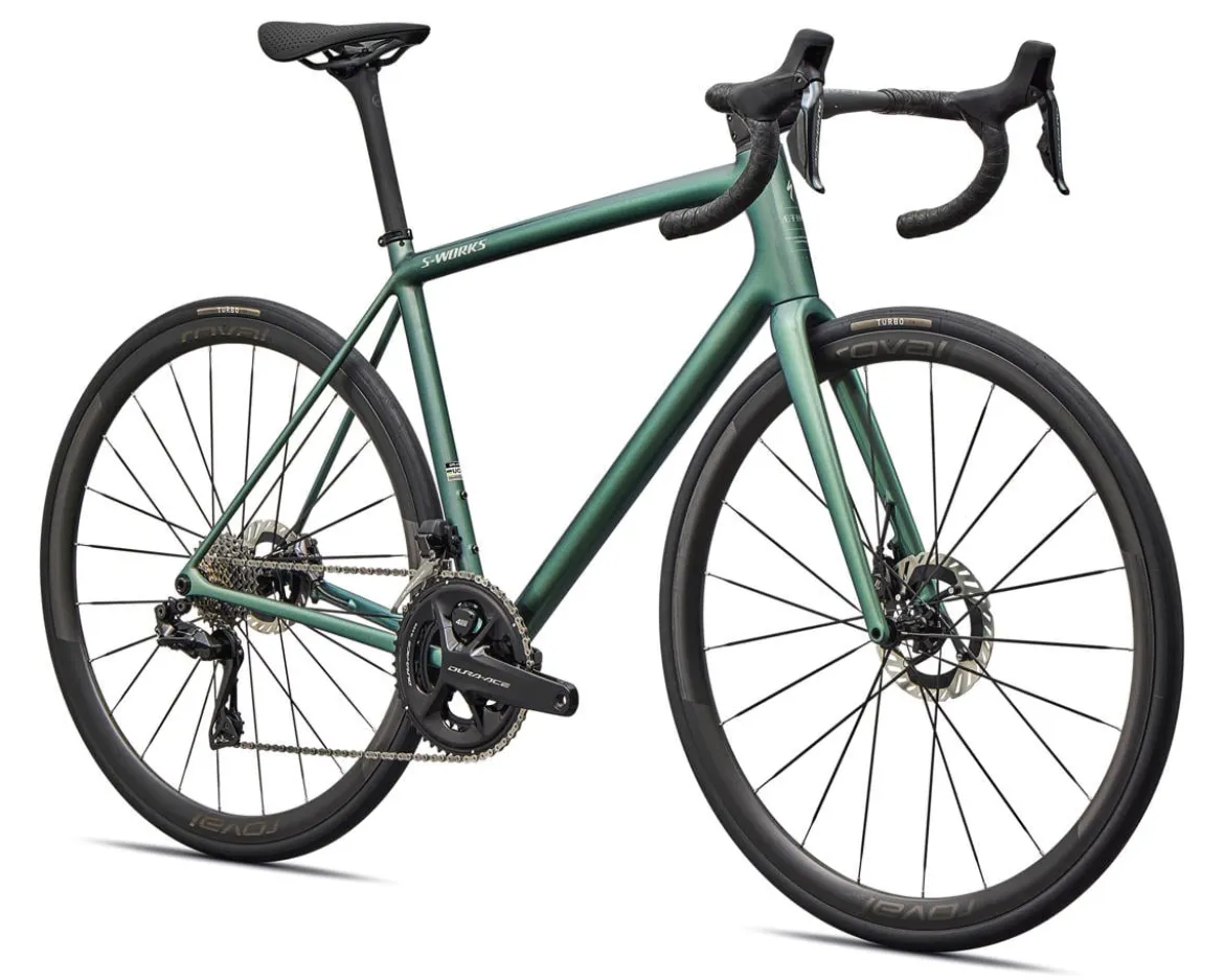 Specialized S-Works Aethos 2 Road Bike (Premium Fjord/Dolomite Metallic) (54cm) (Shimano Dura-Ace Di2)