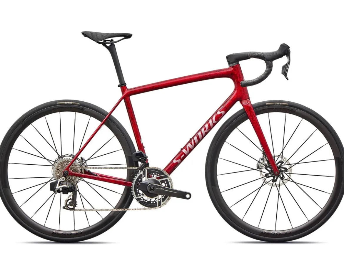 Specialized S-Works Aethos 2 (Sandstone Metallic/Red Tint) (54cm) (SRAM RED AXS)