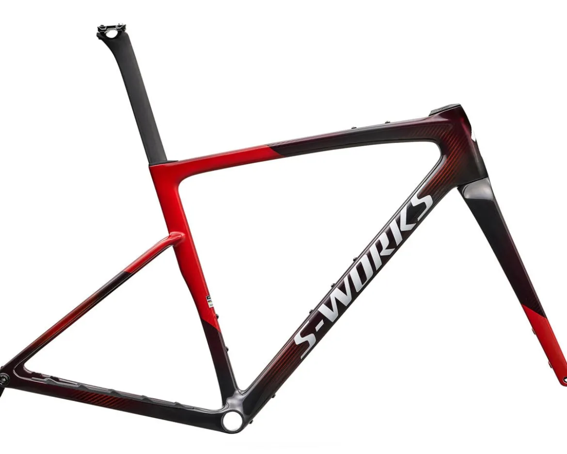 Specialized S-Works Crux 5 Frameset (Cayenne/Red Tint/White Metallic) (49cm)