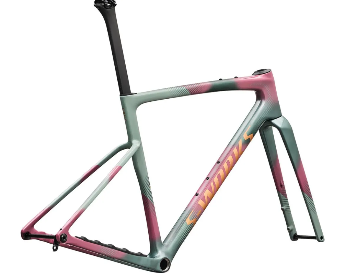 Specialized S-Works Crux 5 Frameset (Agave Grey/Photon Tint) (49cm)