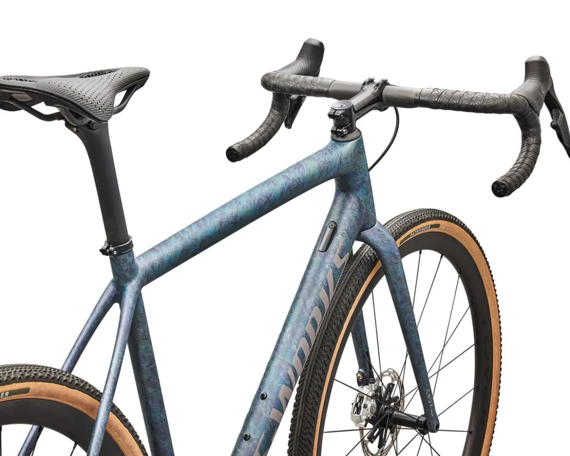 Specialized S-Works Crux Gravel Bike (Grey Blue Fjord/Metallic Desert Metallic) (49cm) (SRAM RED XPLR E1 AXS)